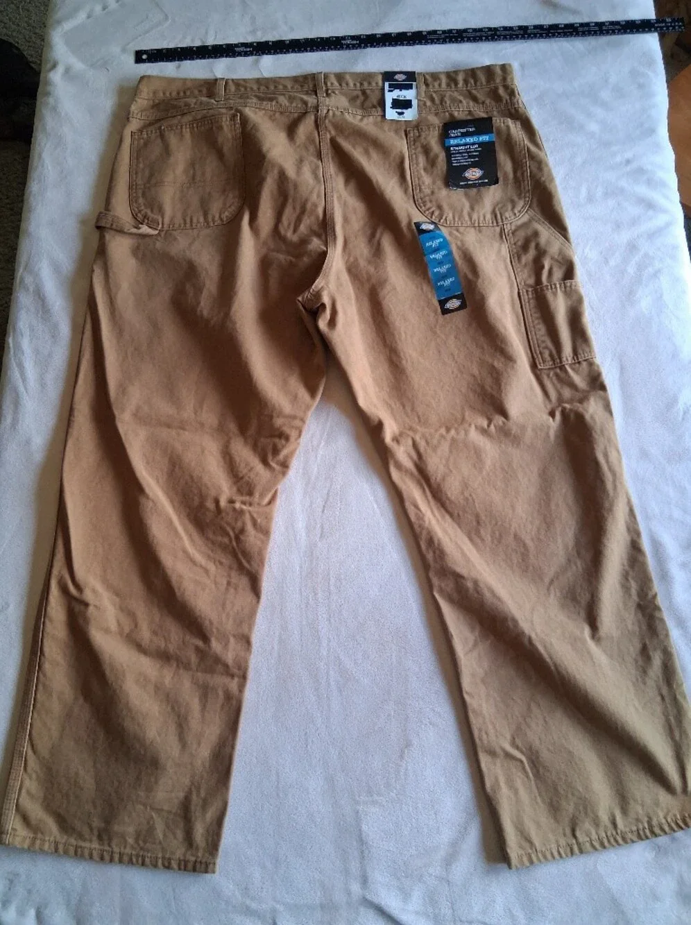 Dickies Men's Tan Straight-Leg Carpenter Pants